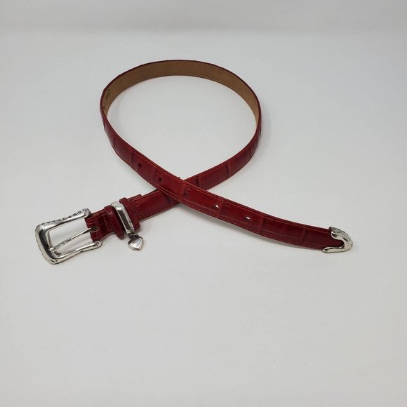 Brighton Accessories - Brighton Leather Alligator Embossed Belt